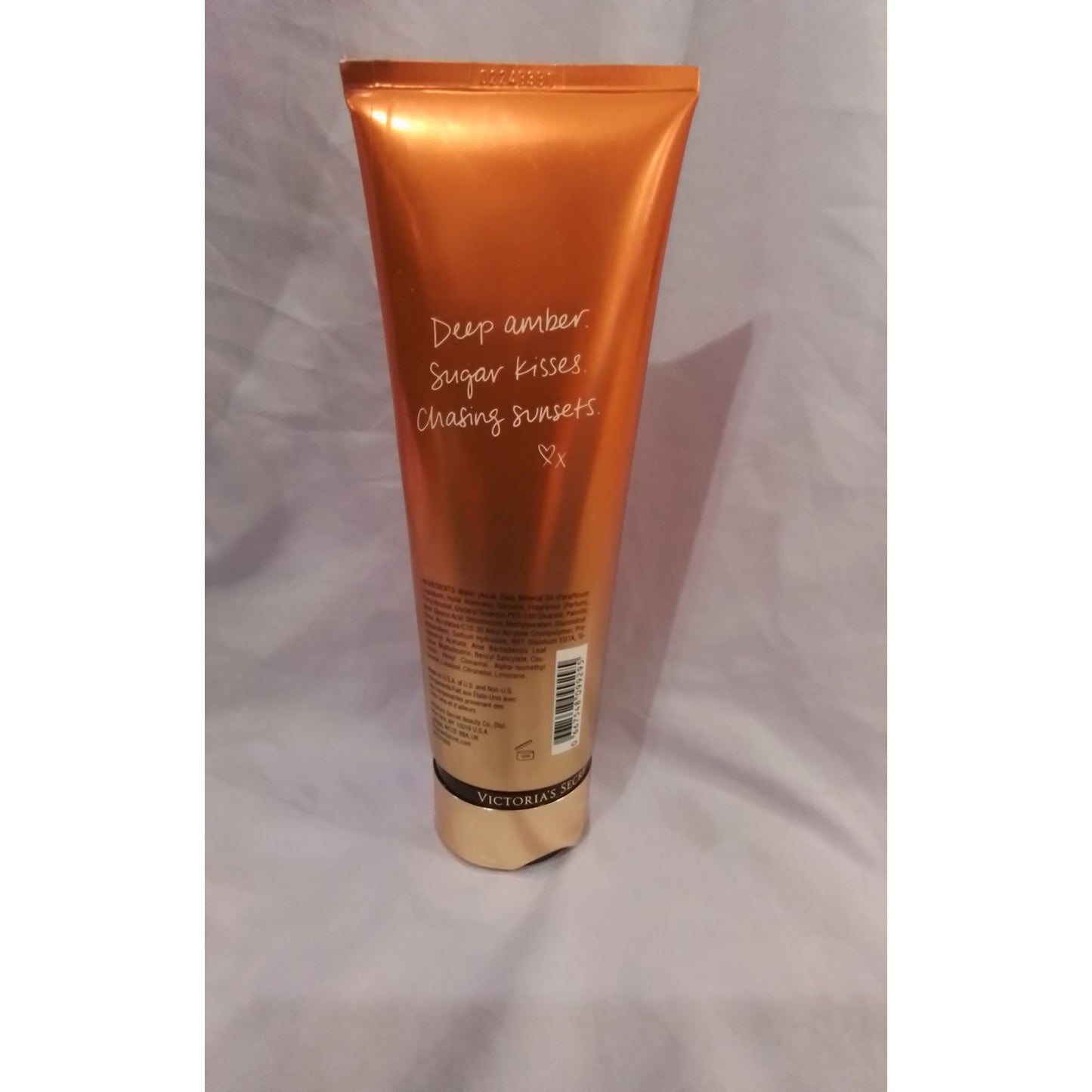 Victoria's Secret Amber Romance Fragrance Lotion Deep Amber & Sugar Kisses Scent