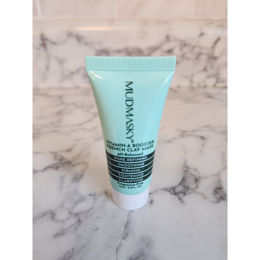 Mudmasky Vitamin A Booster French Clay Mask .5 Oz Travel Size