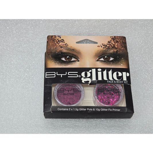 BYS Glitter Face & Body Kit Fuchsia