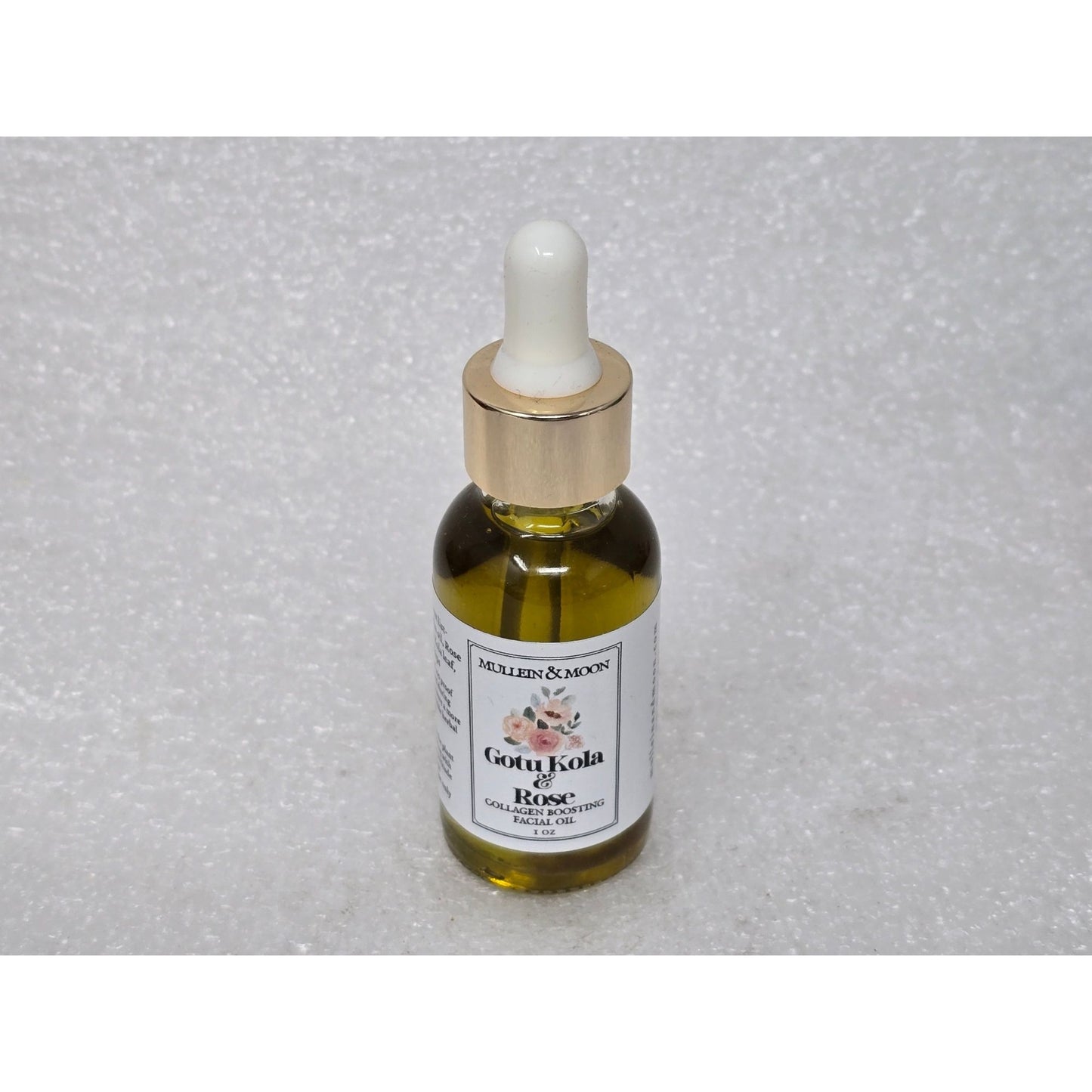 Gotu Kola & Rose Collagen-Boosting Facial Oil 1 Fl Oz By Mullein & Moon