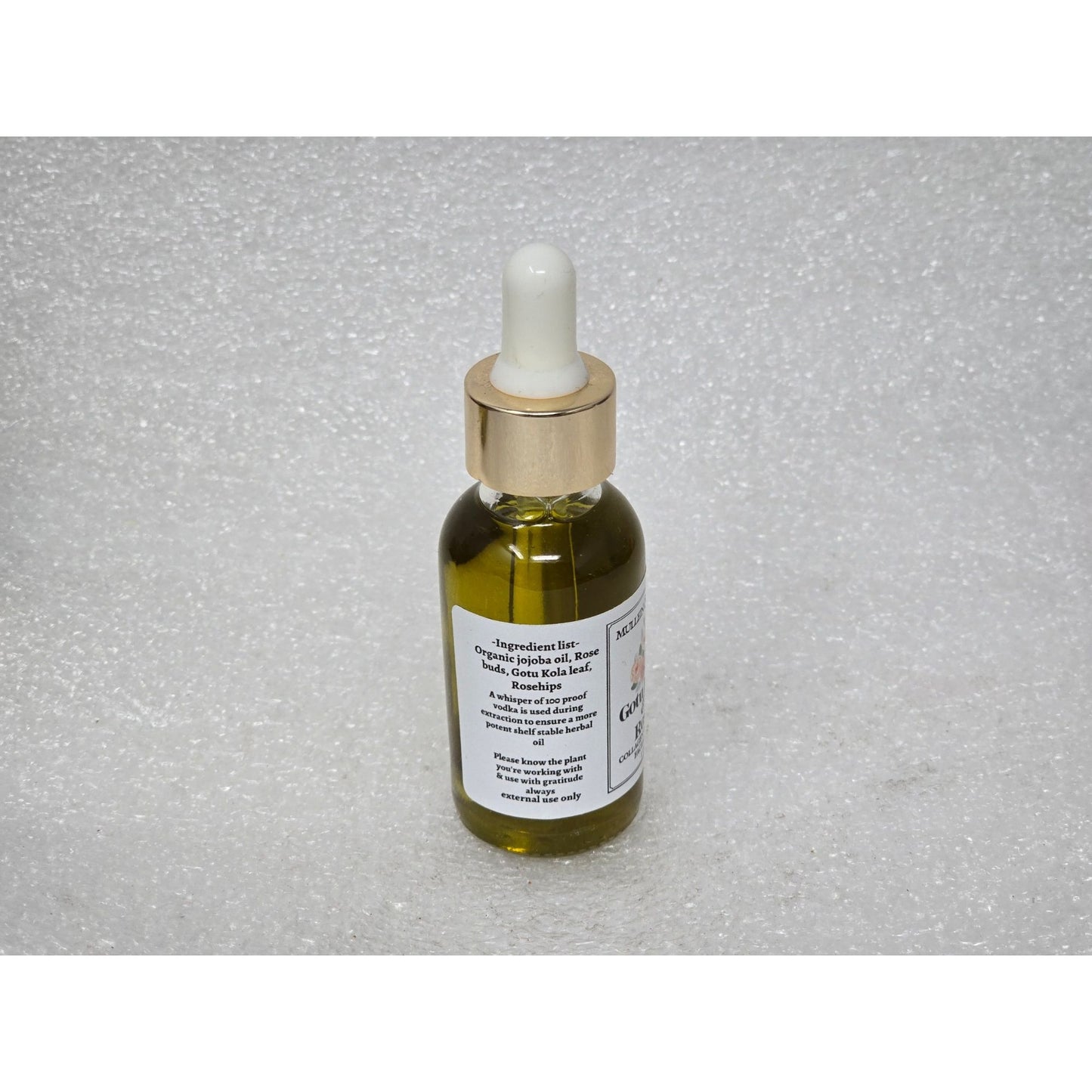 Gotu Kola & Rose Collagen-Boosting Facial Oil 1 Fl Oz By Mullein & Moon