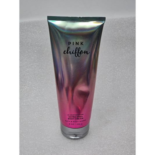 Bath & Body Works Pink Chiffon Ultra Shea Body Cream 8 Oz