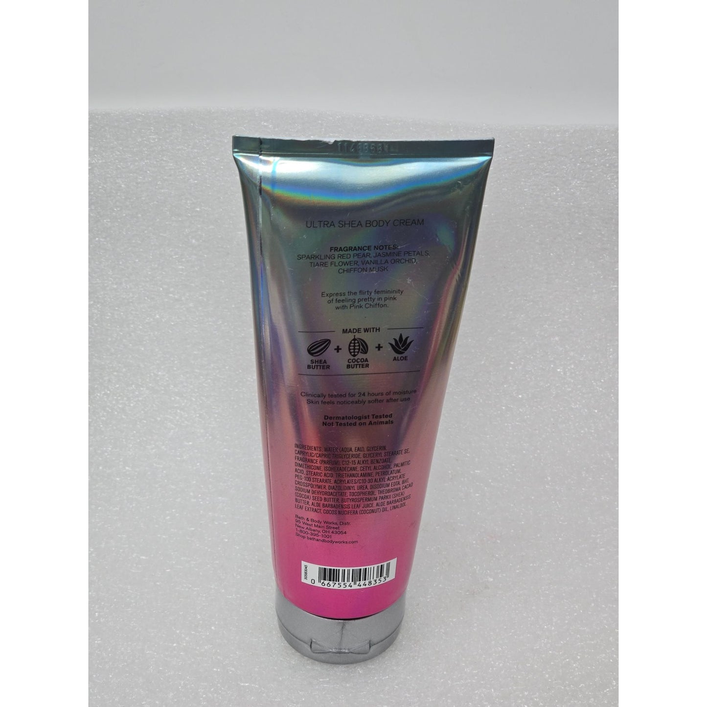 Bath & Body Works Pink Chiffon Ultra Shea Body Cream 8 Oz