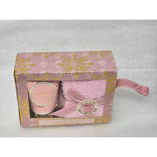 B.A.G. Pink Grapefruit Foot Moisturizer & Ultra Soft Spa Sock Gift Set