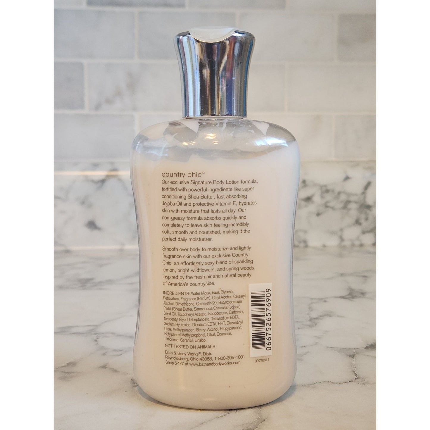 Bath & Body Works Country Chic Body Lotion With Shea Butter & Vitamin E 8 Fl Oz