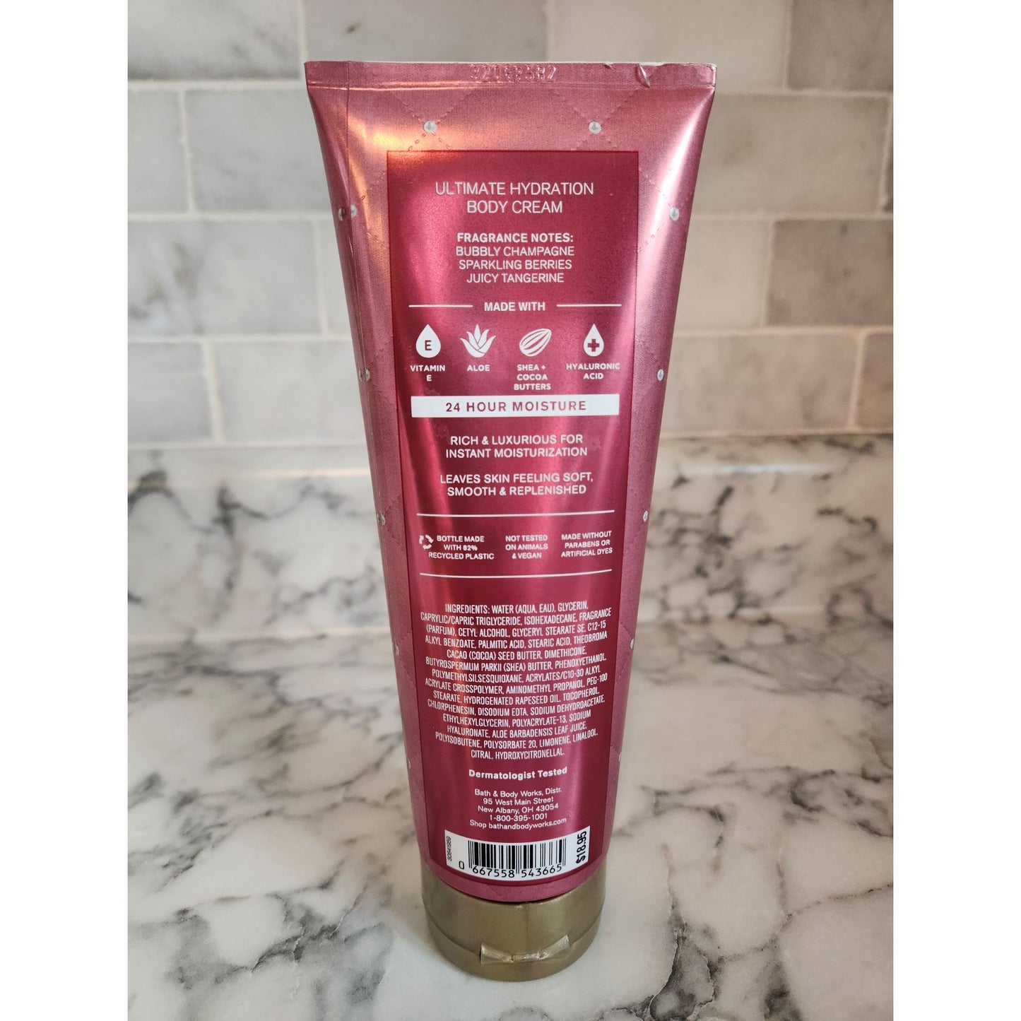 Bath & Body Works Champagne Toast Body Cream Ultimate Hydration 24-Hr Moisture