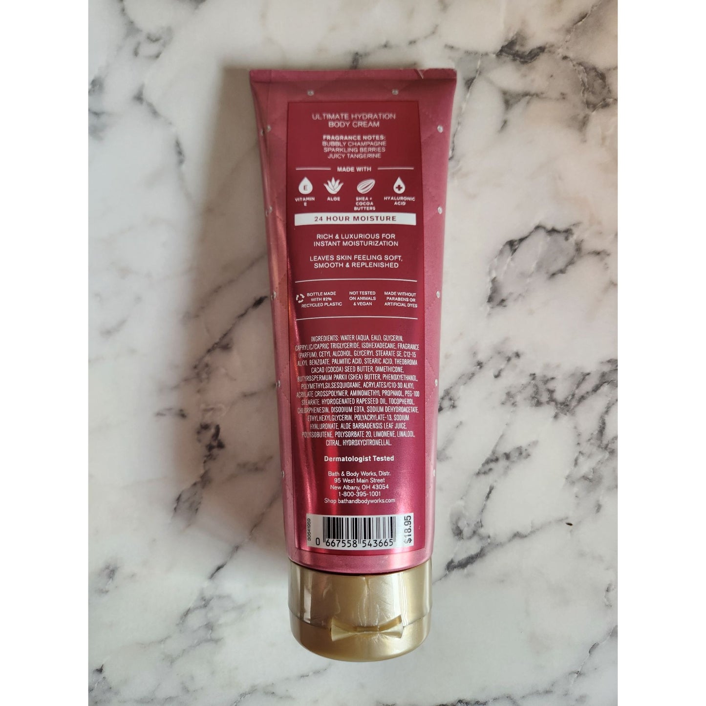 Bath & Body Works Champagne Toast Body Cream Ultimate Hydration 24-Hr Moisture