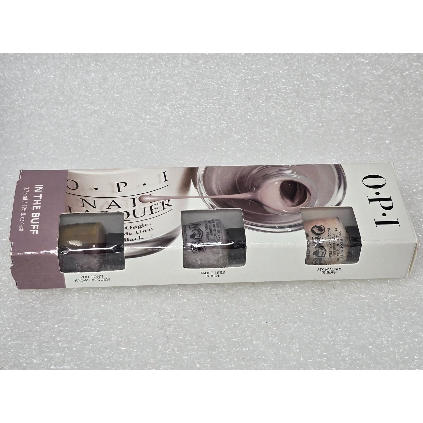 OPI Nail Lacquer Polish Set In The Buff My Vampire is Buff You Don't Know Jacque