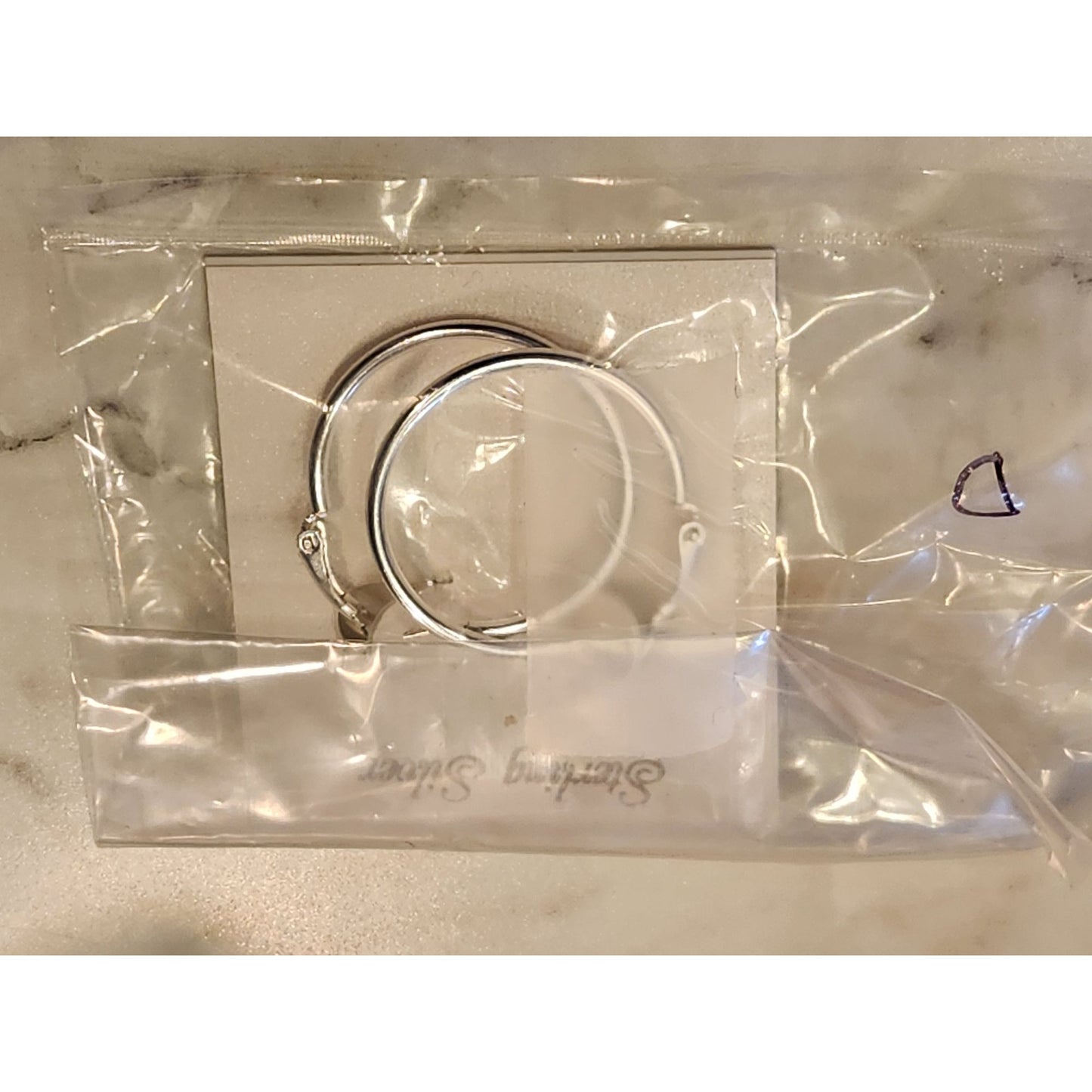 Sterling Silver Hoop Earrings With Secure Hinged Clasp Design For Women