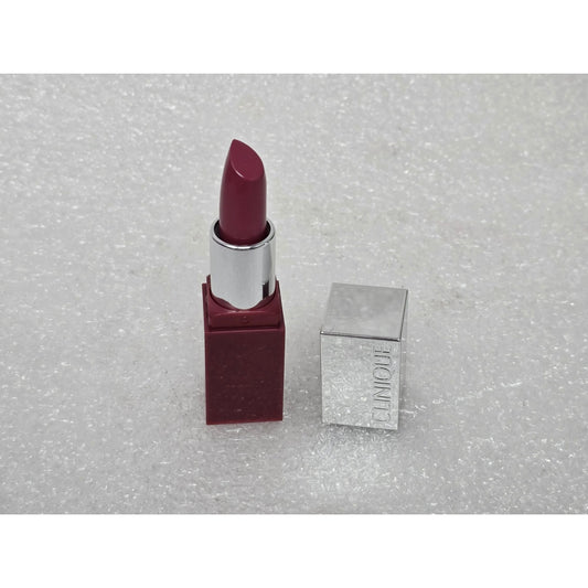Clinique Pop Lip Color + Primer Lipstick 14 Plum Pop Smooth Creamy Cosmetic