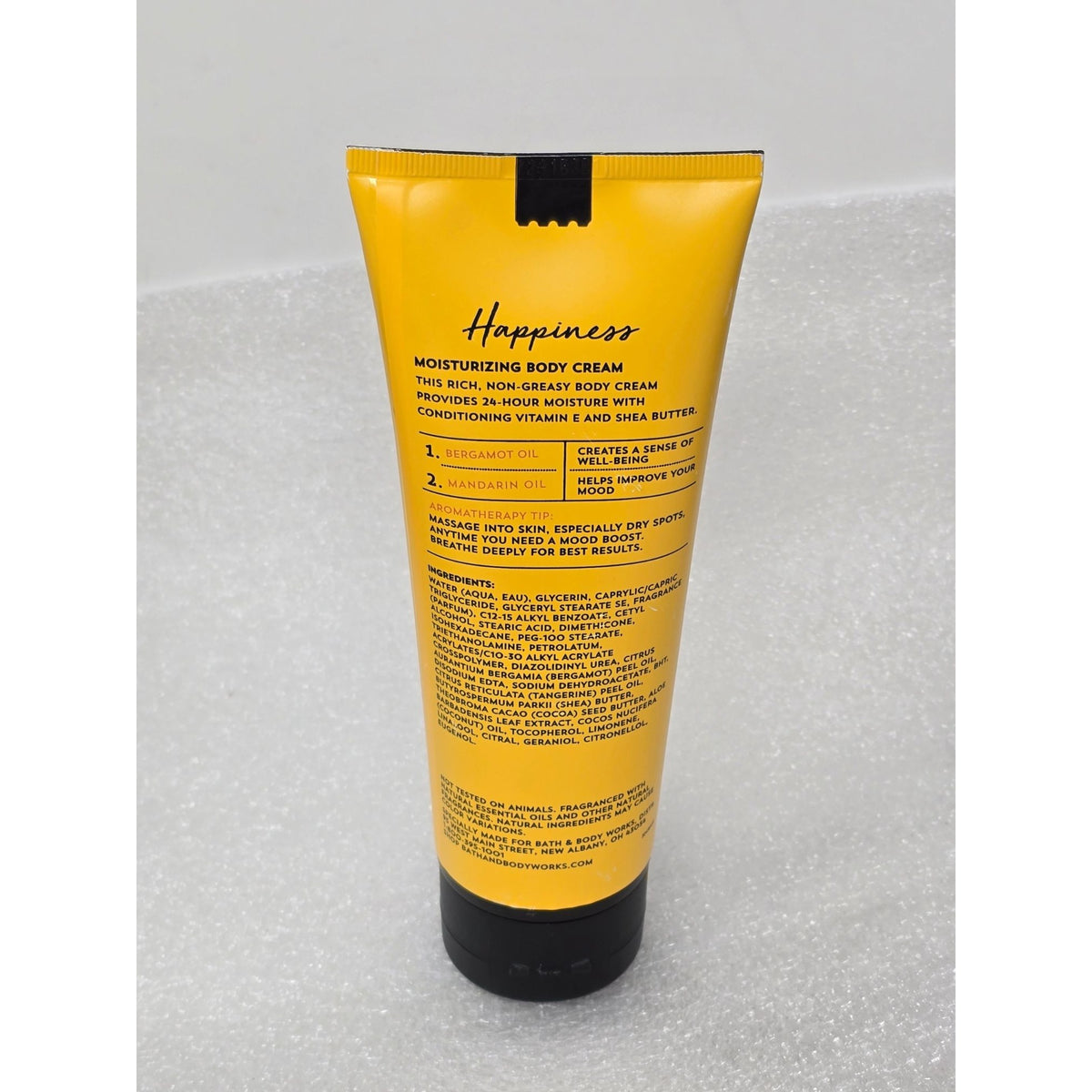 Bath & Body Works Happiness Aromatherapy Moisturizing Body Cream Bergamot
