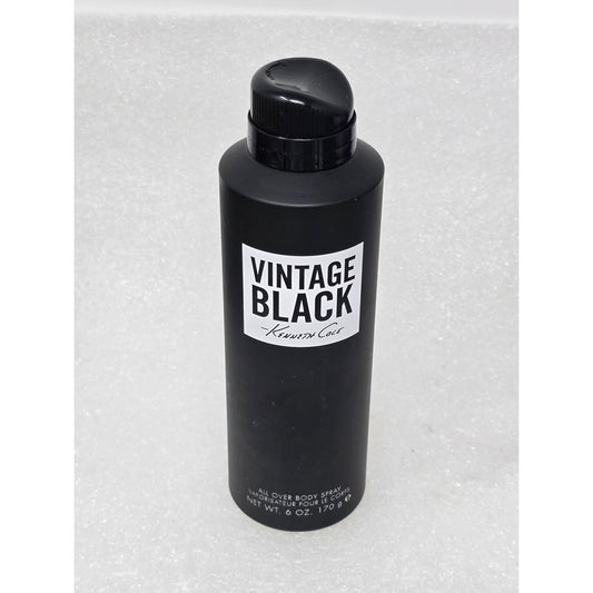 Kenneth Cole Vintage Black All Over Body Spray 6 Oz For Men