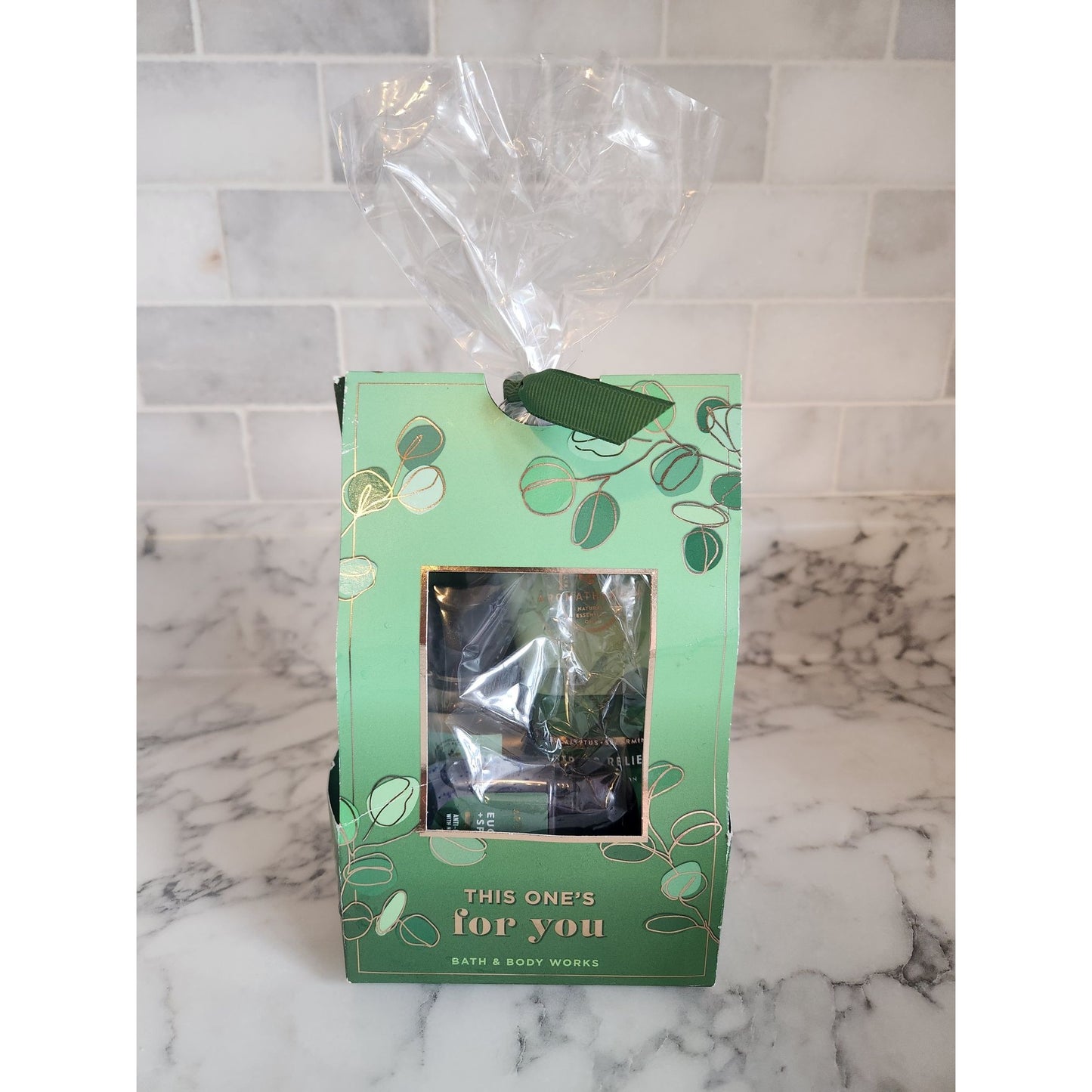 Bath & Body Works Gift Set Eucalyptus Spearmint Body Cream Wash & Hand Gel