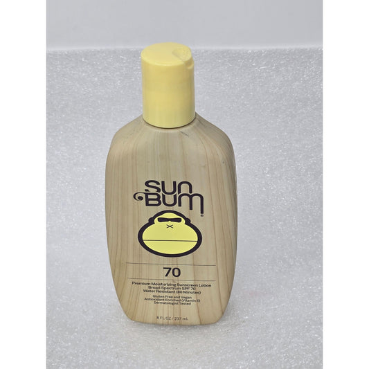 Sun Bum Premium Moisturizing Sunscreen Lotion SPF 70 Water Resistant 8 Fl Oz