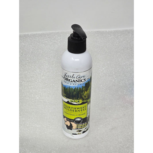 Kettle Care Organics Northwest Wilderness Shaving Cream 8 Fl Oz
