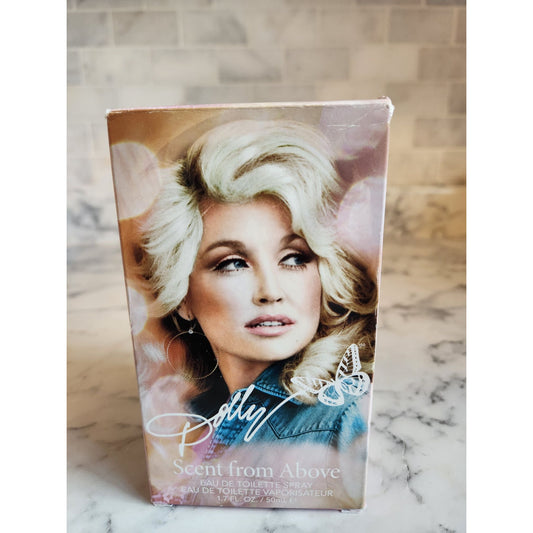 Dolly Parton Scent From Above Eau De Toilette Perfume Spray 1.7 Oz Butterfly Cap