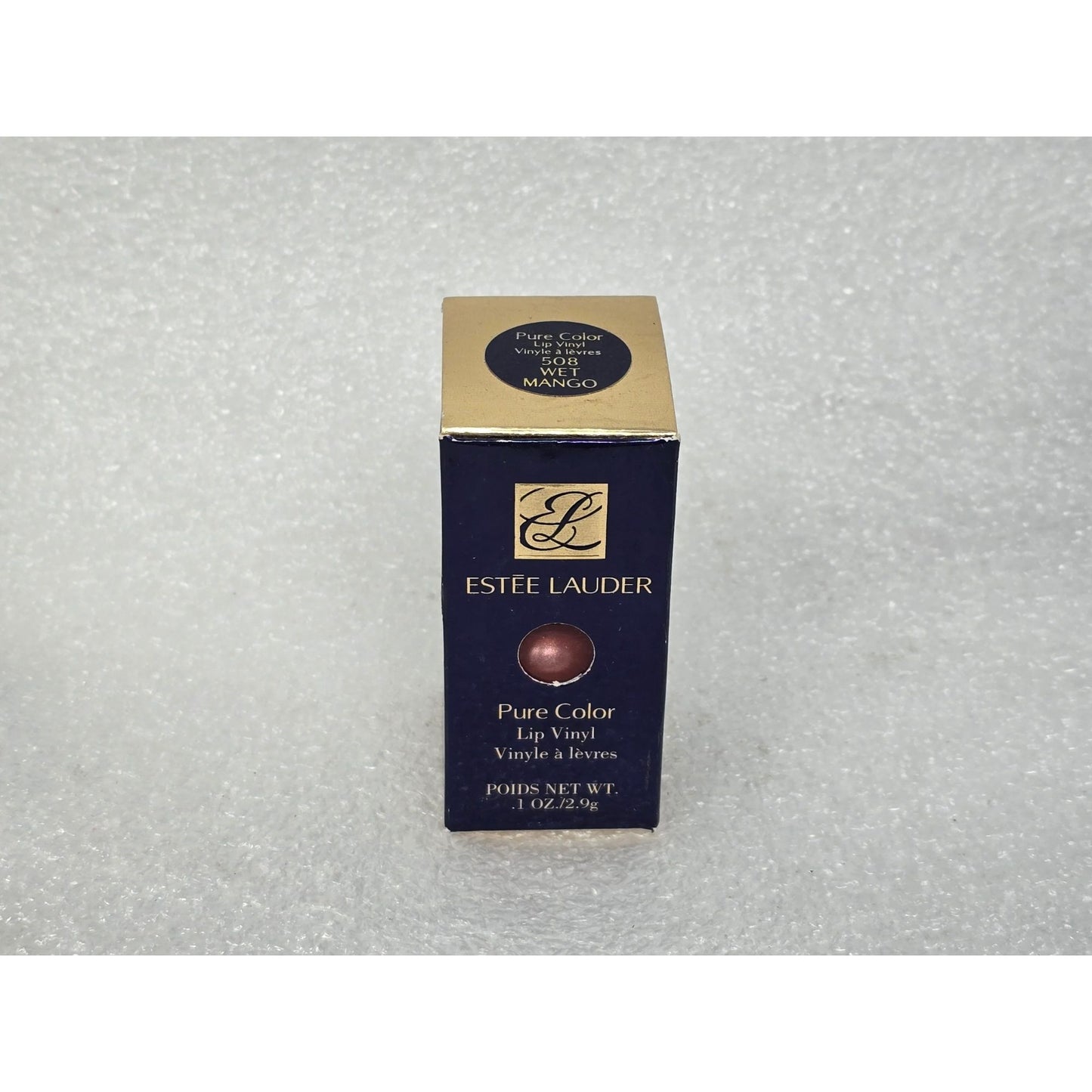 Estée Lauder Pure Color Lip Vinyl Gloss Velvet Mango 508 0.1 Oz New In Box