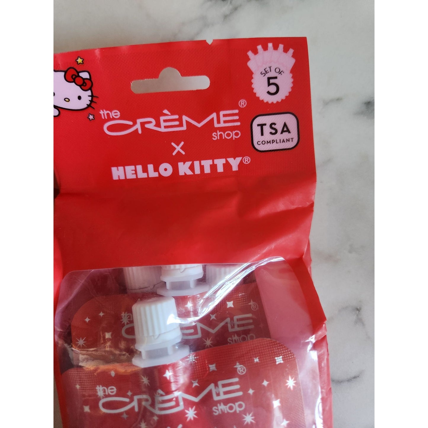 Hello Kitty Moisturizing Hand Sanitizer Pack Set Of 5 Candy Apple Scented