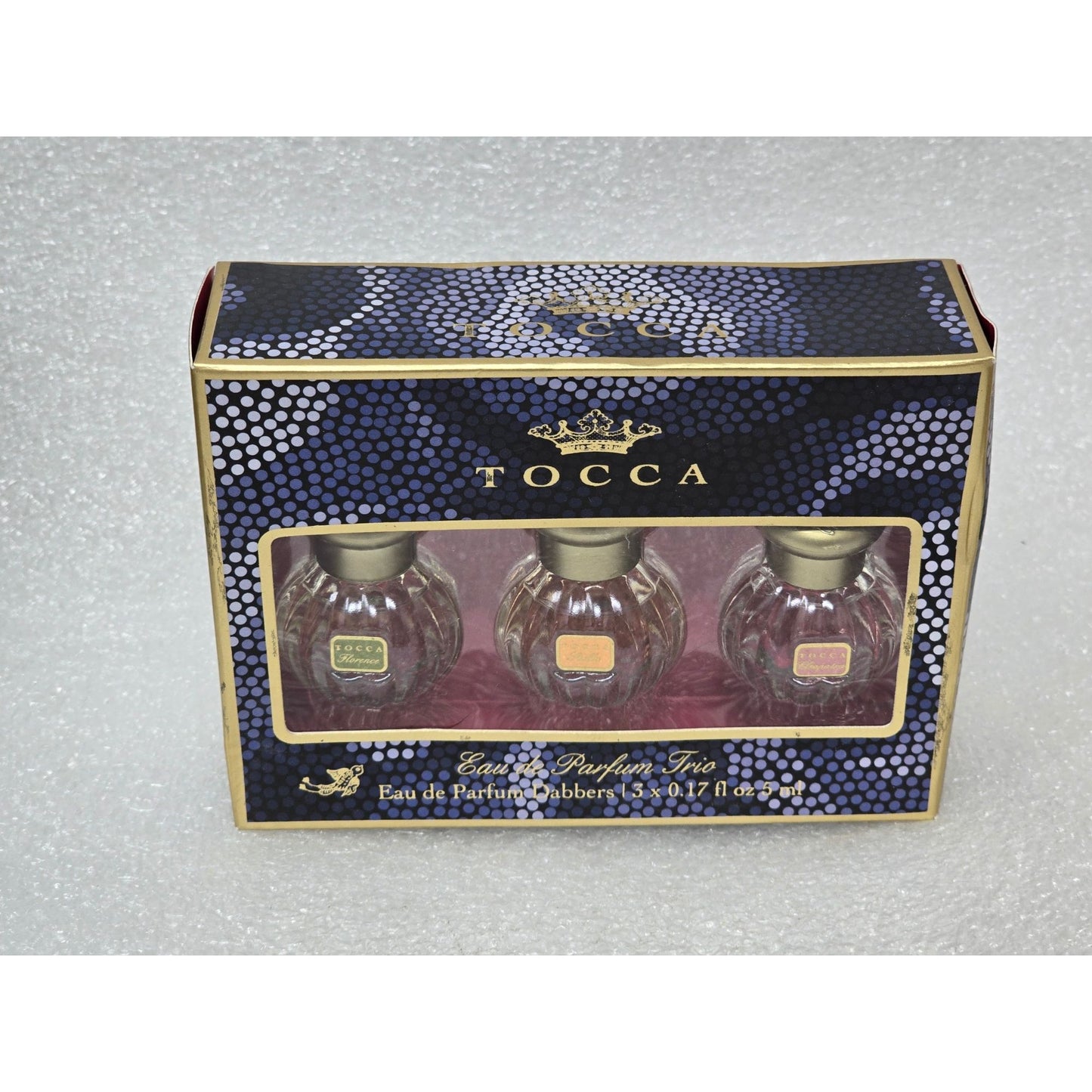 Tocca Eau De Parfum Mini Perfume Trio Set 3 x .17 Oz Florence Stella Cleopatra