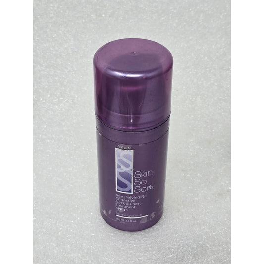 Avon Skin So Soft Age-Defying Corrective Neck & Chest Treatment SPF 15 3.4 Fl Oz