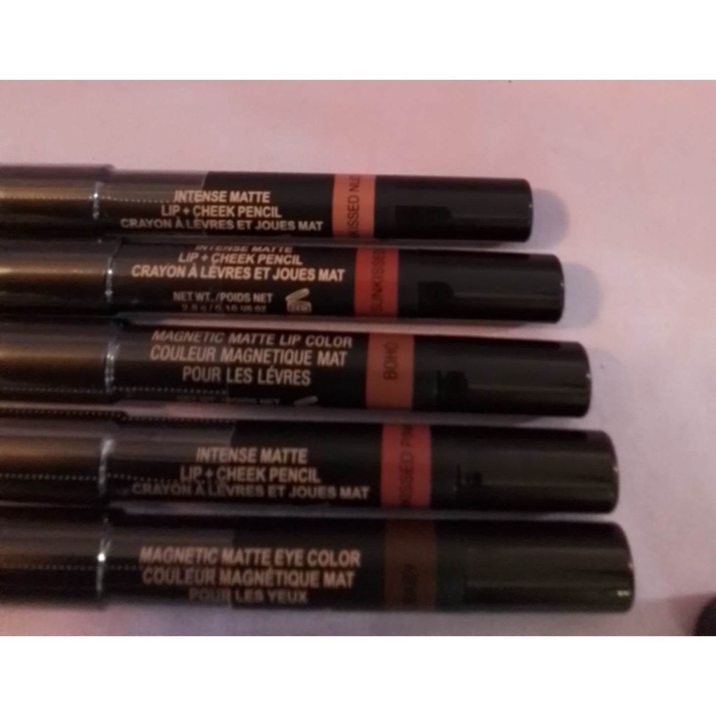 Nudestix Easy Nude Makeup Set Matte Lip & Cheek Pencils, Eye Pencil, Lip Primer