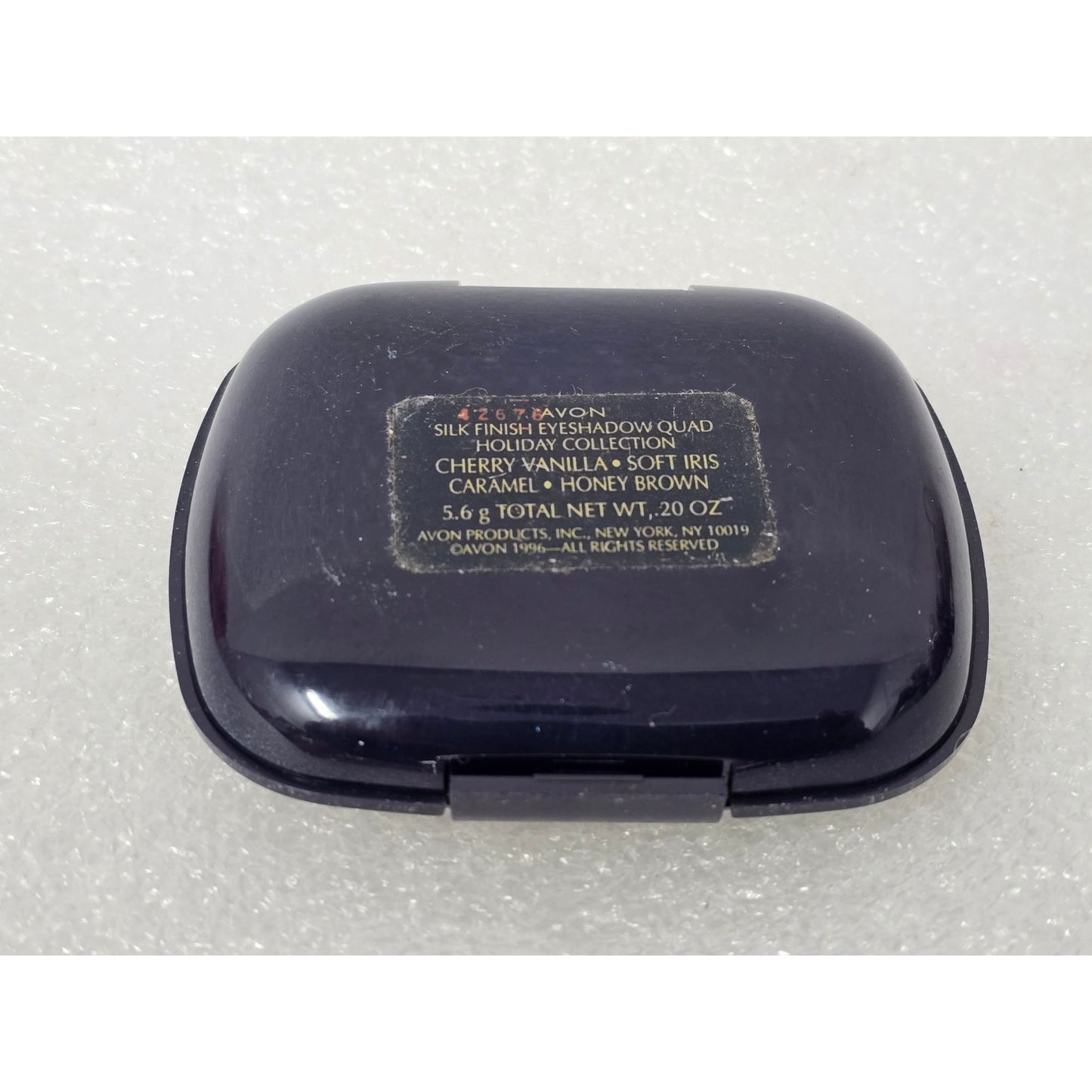 Avon Silk Finish Eyeshadow Quad Cherry Vanilla Soft Iris Caramel Honey Brown