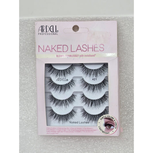 Ardell Professional Naked Lashes 421  Subtle Volume Enhancing Eyelashes 4 Pairs
