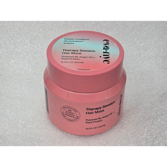 Eva Nyc Therapy Session Hair Mask 16.9 Oz Deep Hydration Argan Oil Plant Protein