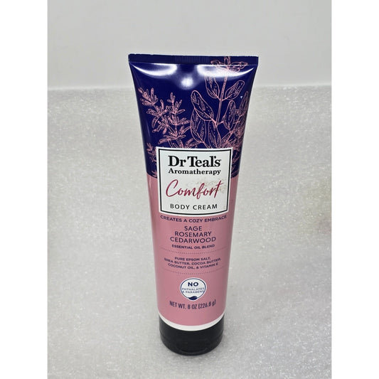 Dr Teal's Aromatherapy Comfort Body Cream Sage Rosemary Cedarwood 8 Oz