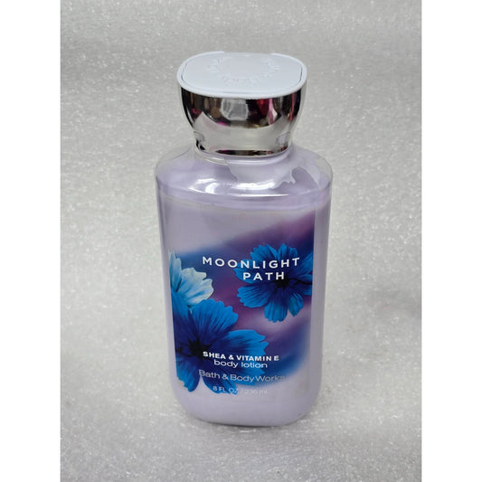 Moonlight Path Shea & Vitamin E Body Lotion 8 Oz Bath & Body Works Purple
