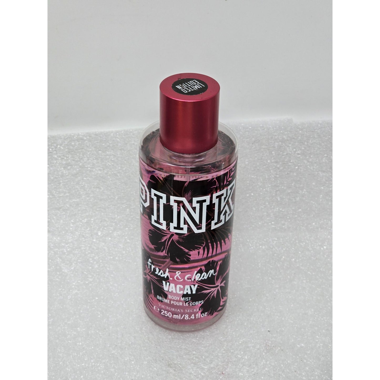 Victoria's Secret Pink Fresh & Clean Vacay Body Mist 8.4 Fl Oz Fragrance Spray