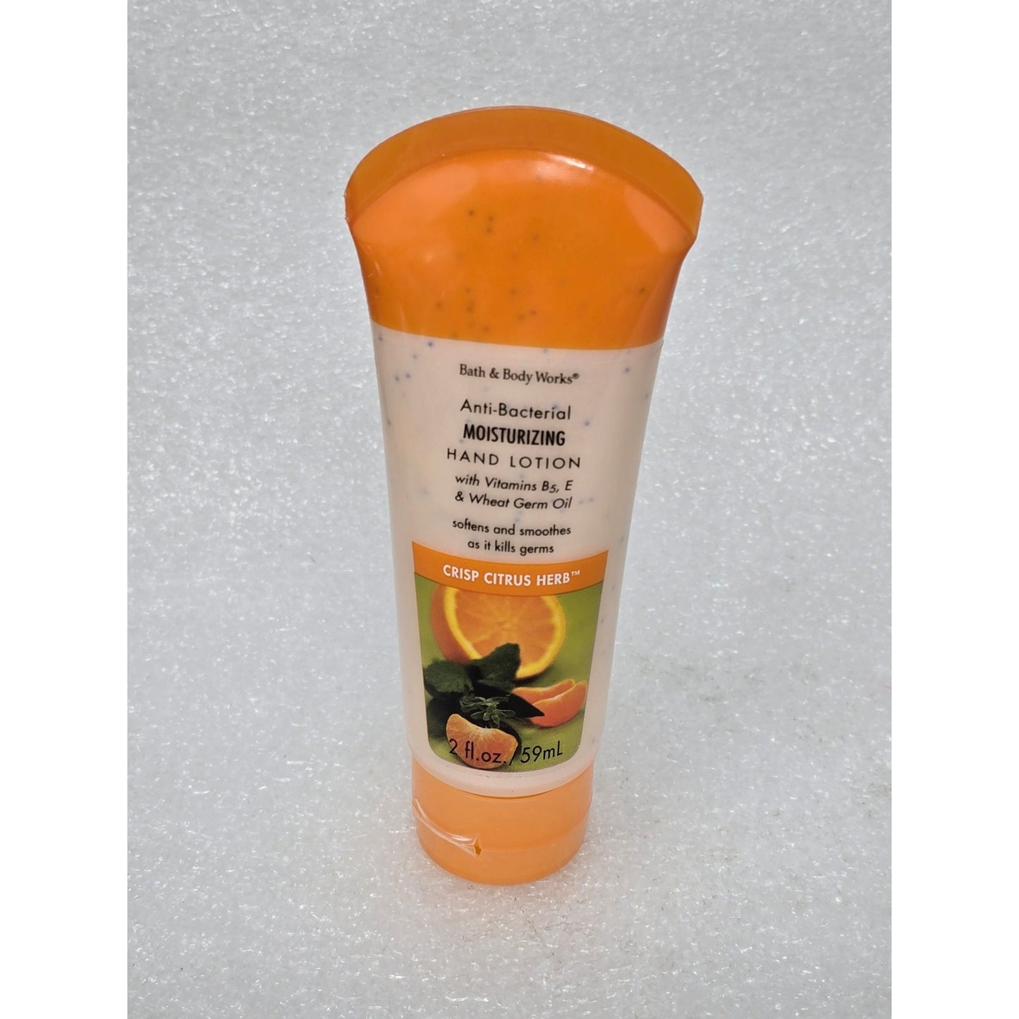 Bath & Body Works Anti-Bacterial Moisturizing Hand Lotion Crisp Citrus Herb 2 Oz