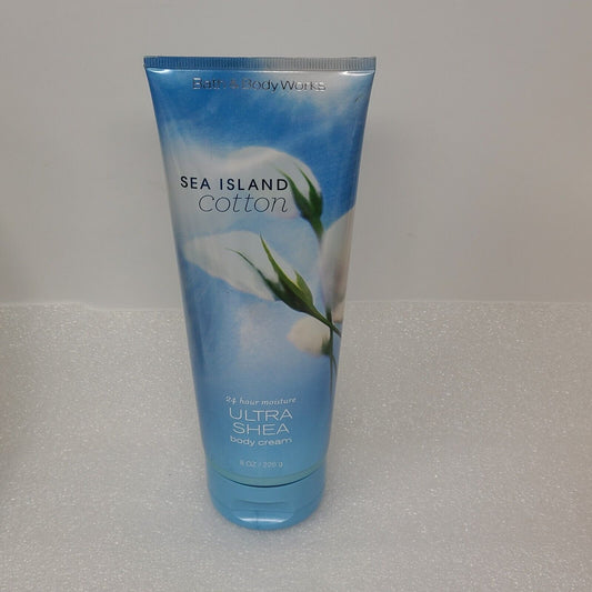 Bath & Body Works Sea Island Cotton Ultra Shea Body Cream 8 Oz