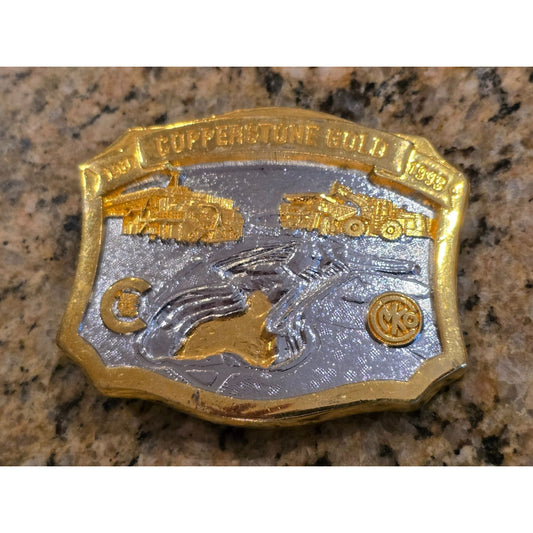 Pacific Brass & Buckle Copperstone Gold Project Limited Edition Belt Buckle VTG
