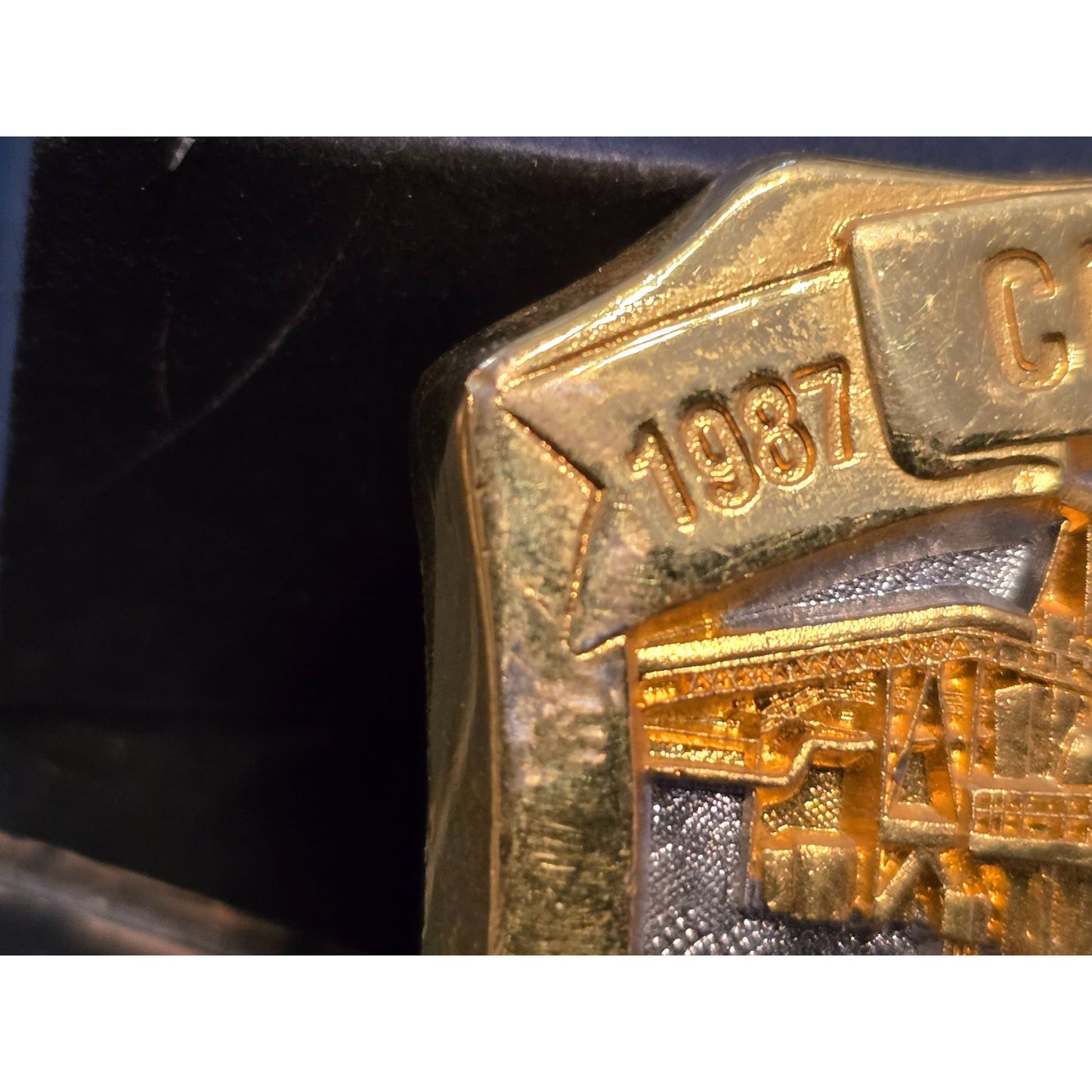 Pacific Brass & Buckle Copperstone Gold Project Limited Edition Belt Buckle VTG