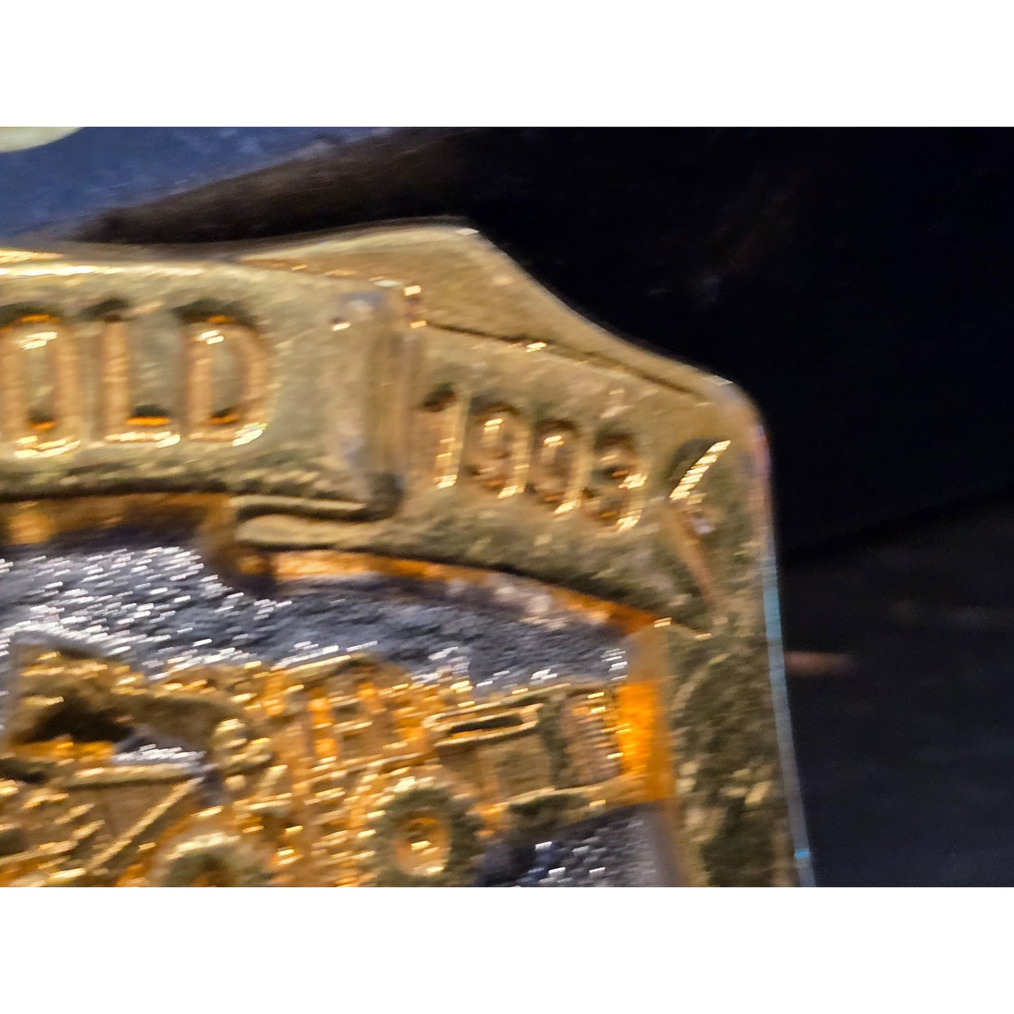 Pacific Brass & Buckle Copperstone Gold Project Limited Edition Belt Buckle VTG