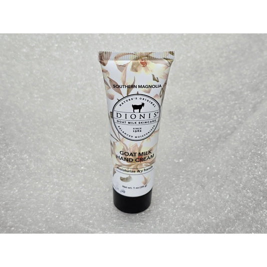 Dionis Southern Magnolia Goat Milk Hand Cream 1 Oz Moisturizing & Nourishing