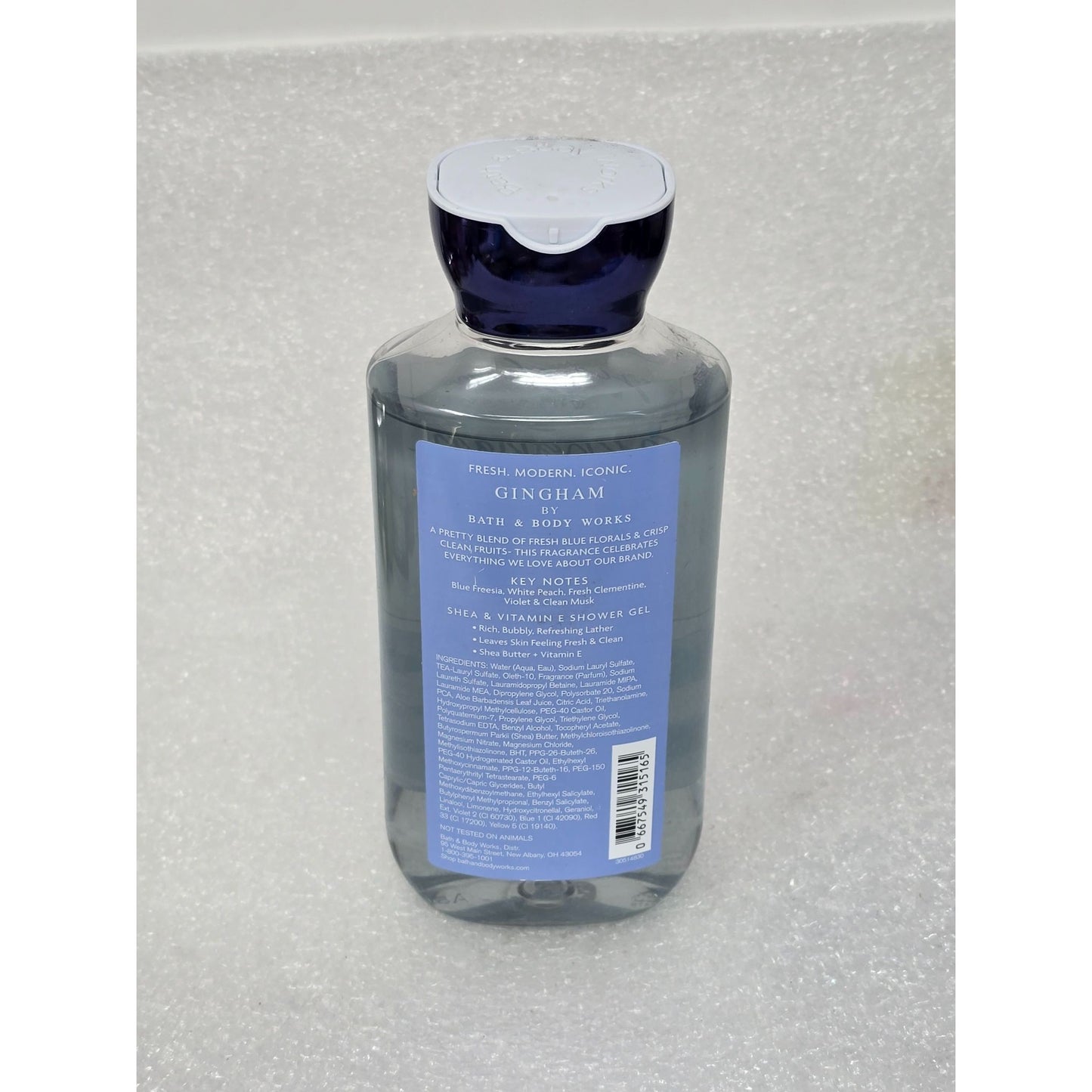 Bath & Body Works Gingham Body Wash Shower Gel 10 Fl Oz Shea & Vitamin E