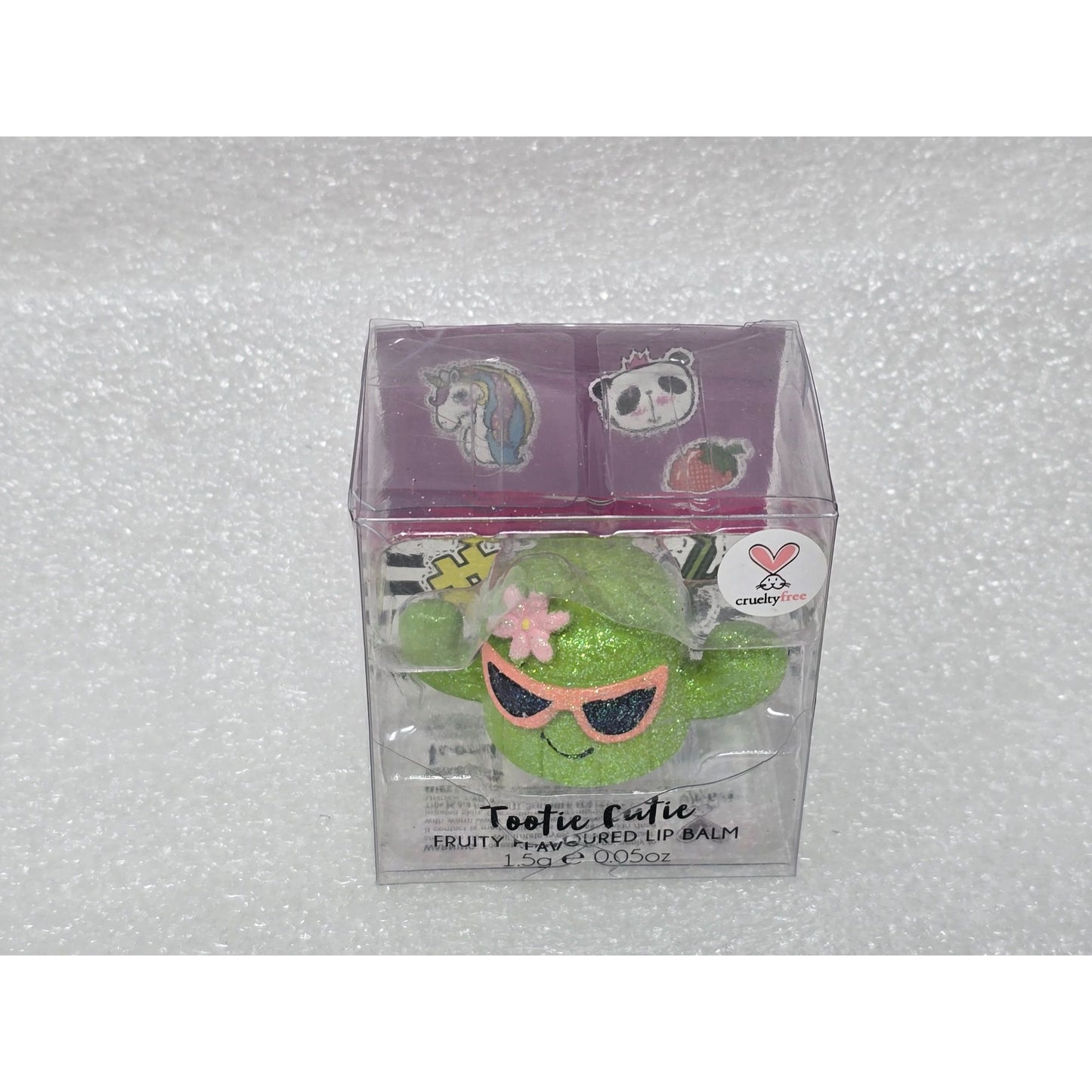 Tootie Cutie Cool Cactus Strawberry Flavoured Lip Balm 1.5g