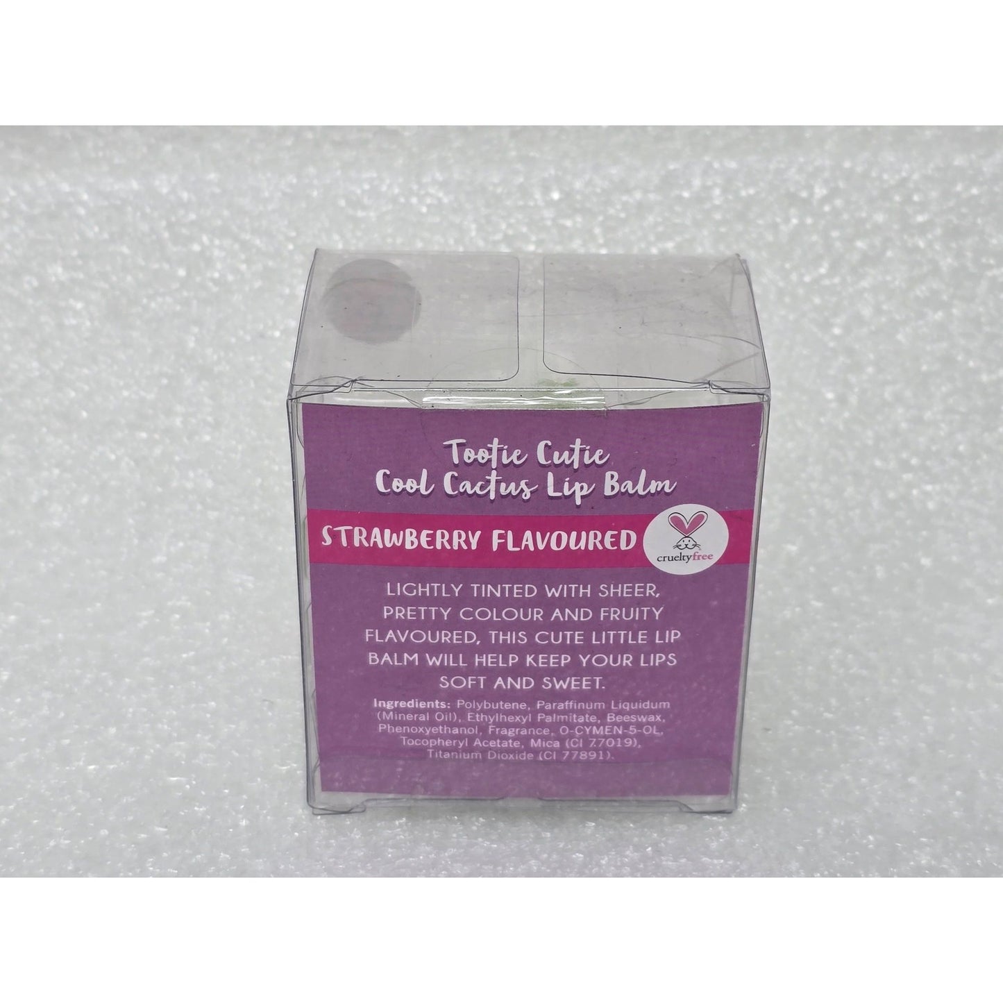 Tootie Cutie Cool Cactus Strawberry Flavoured Lip Balm 1.5g