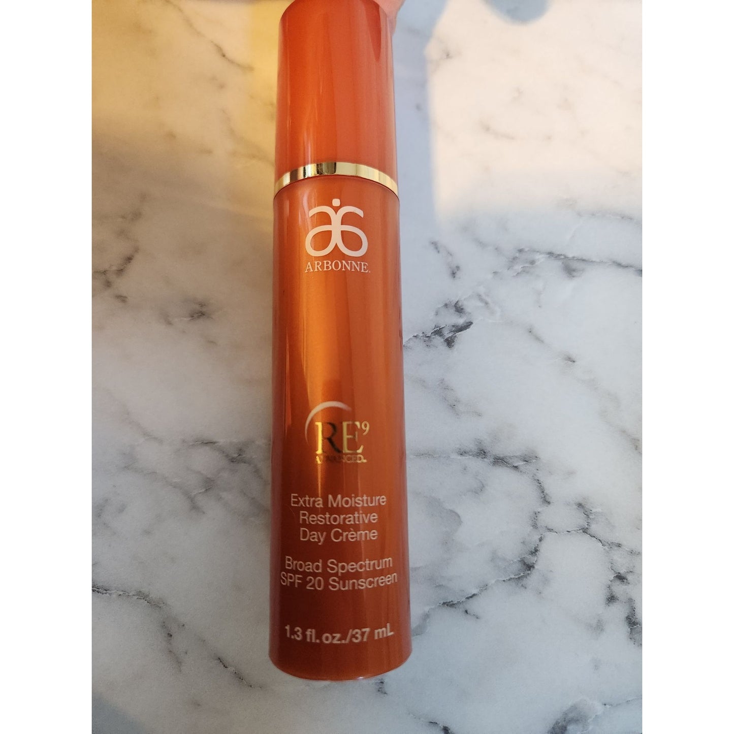 Arbonne RE9 Advanced Extra Moisture Restorative Day Crème SPF 20 1.3 Fl Oz