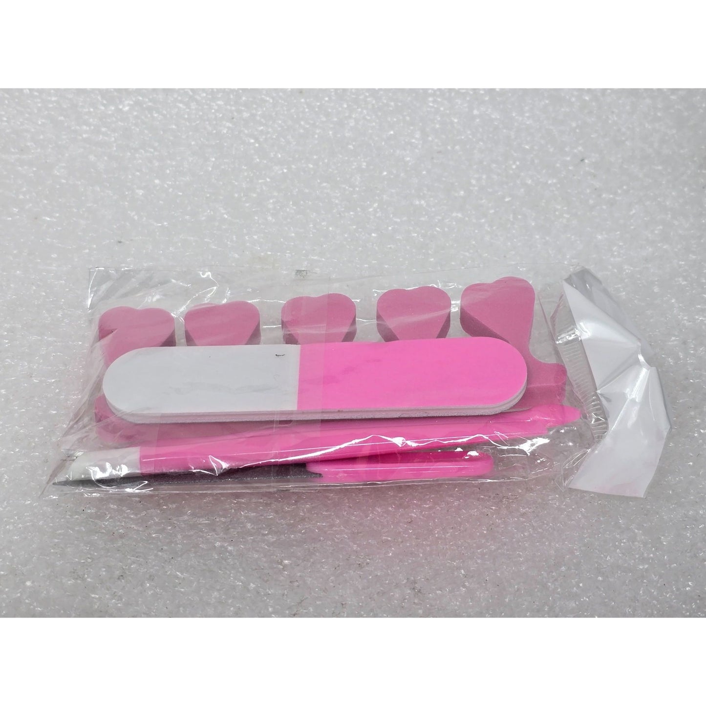 Nail Care Kit Toe Separators Files & Cuticle Tools Manicure & Pedicure Set 5 pc