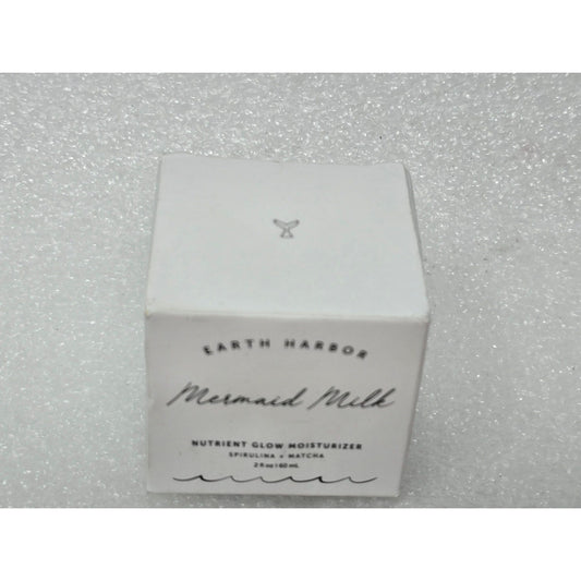 Earth Harbor Mermaid Milk Nutrient Glow Moisturizer 2oz Spirulina & Matcha