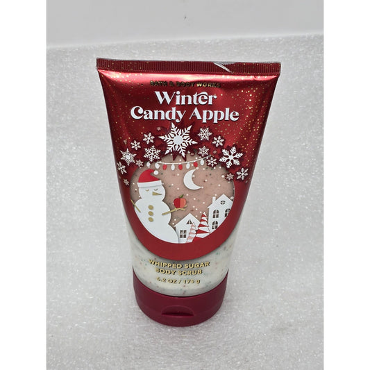 Bath & Body Works Winter Candy Apple Whipped Sugar Body Scrub 6.2 Oz