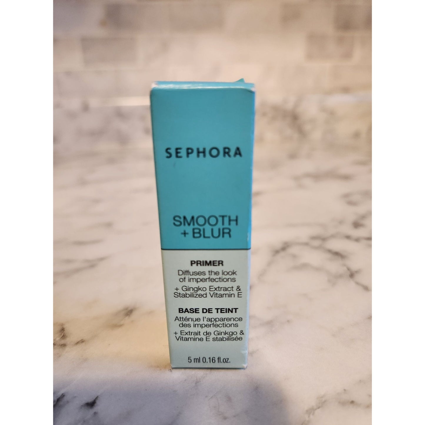 Sephora Smooth + Blur Primer Diffuses Imperfections Vitamin E Travel Size 5 ml