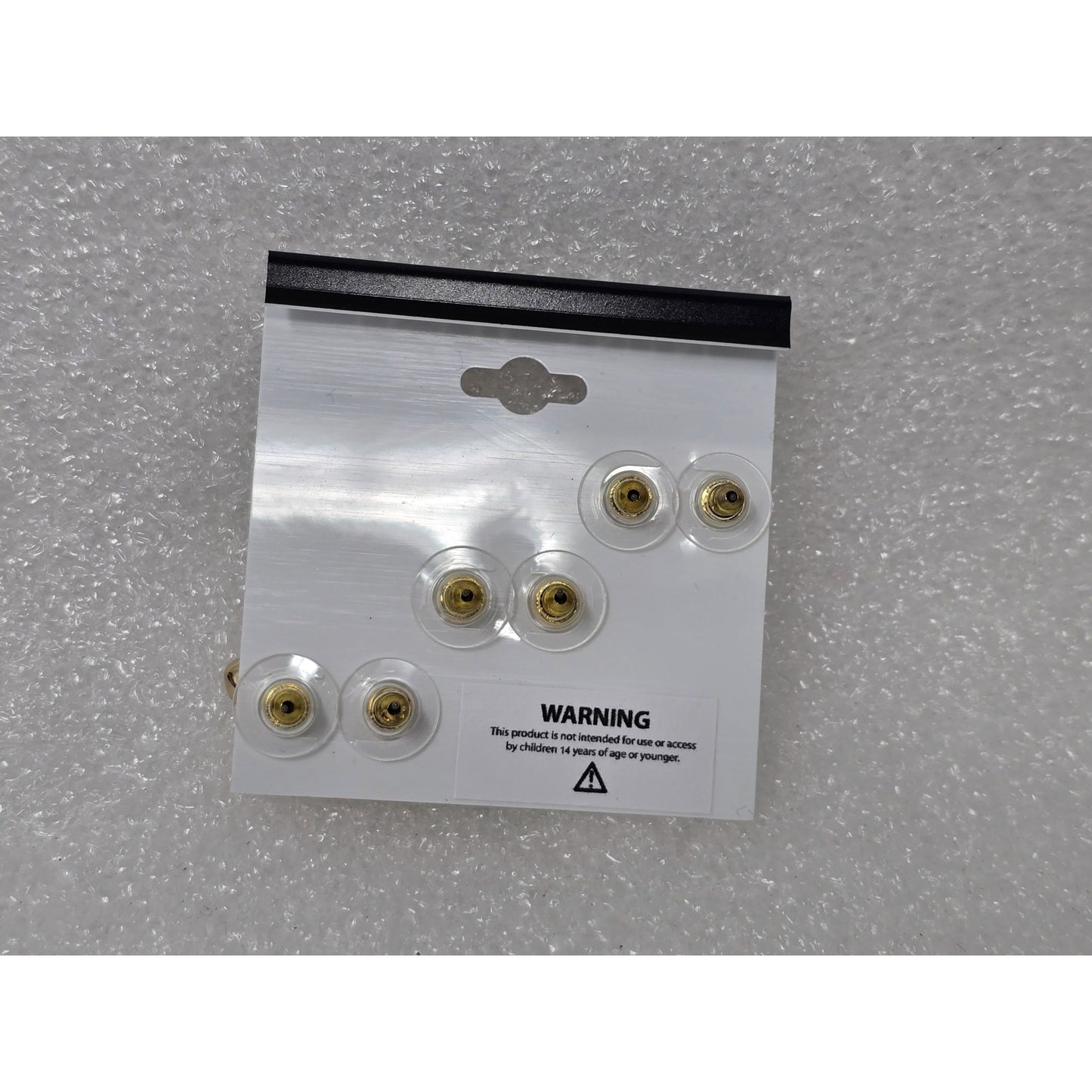 Nine West Gold-Tone & Red Crystal Stud Earrings Set Of 3 Pairs For Women