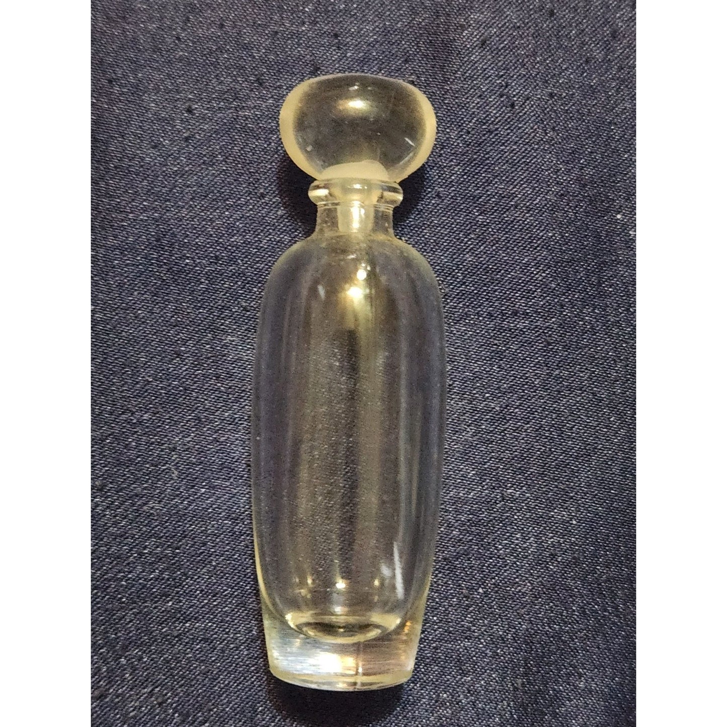 Estee Lauder Pleasures Mini Empty Perfume Bottle Glass Collectors Item