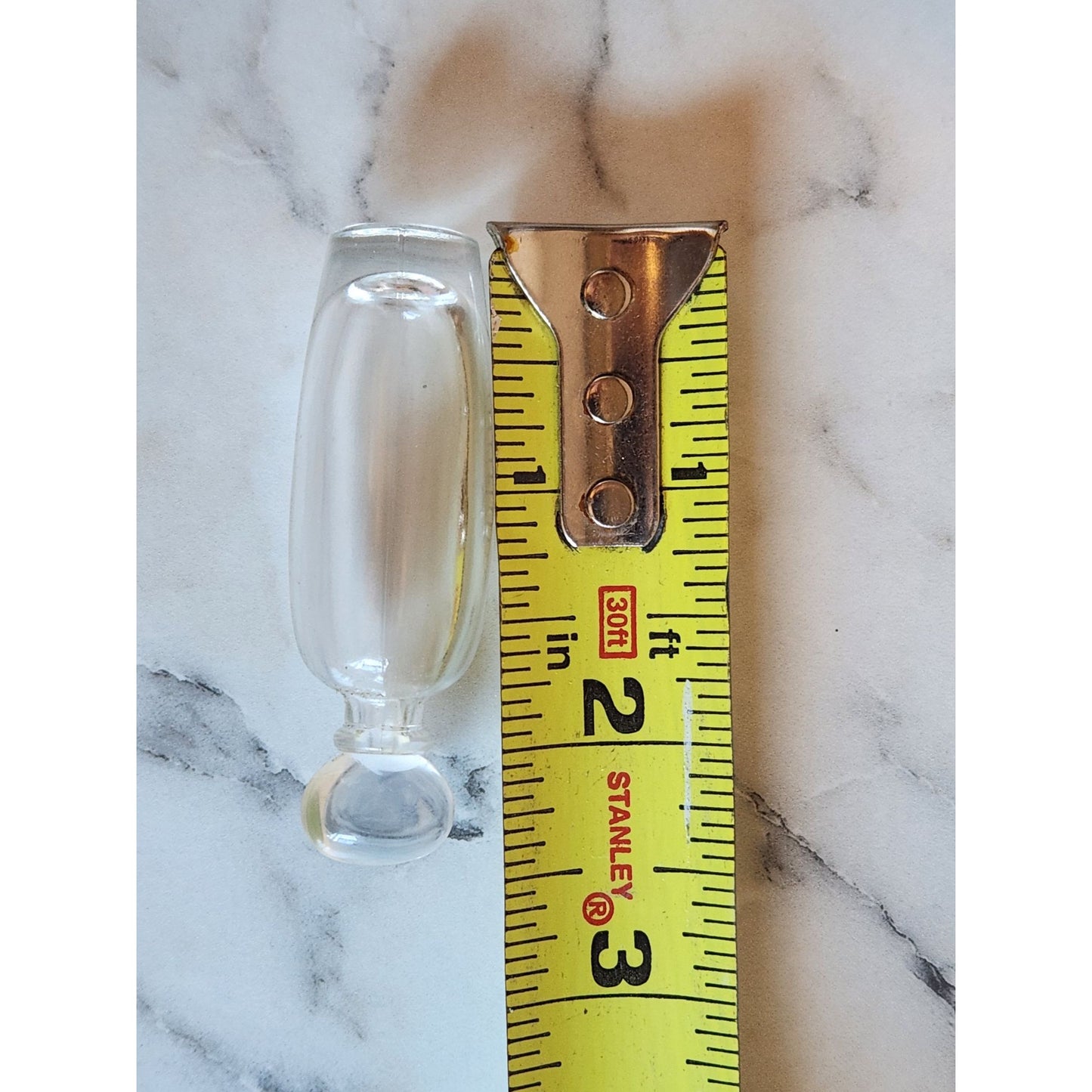 Estee Lauder Pleasures Mini Empty Perfume Bottle Glass Collectors Item