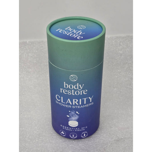 Body Restore Clarity Shower Steamers Essential Mix Aromatherapy 6 Tablets Scents