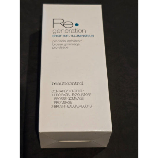 Beauticontrol Re.Generation Brighten Pro Facial Exfoliator W/ 2 Brush Heads